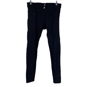 Dover Saddlery Breeches Women's Size 30 Black Knee Patch Riding Pant Horse Girl
